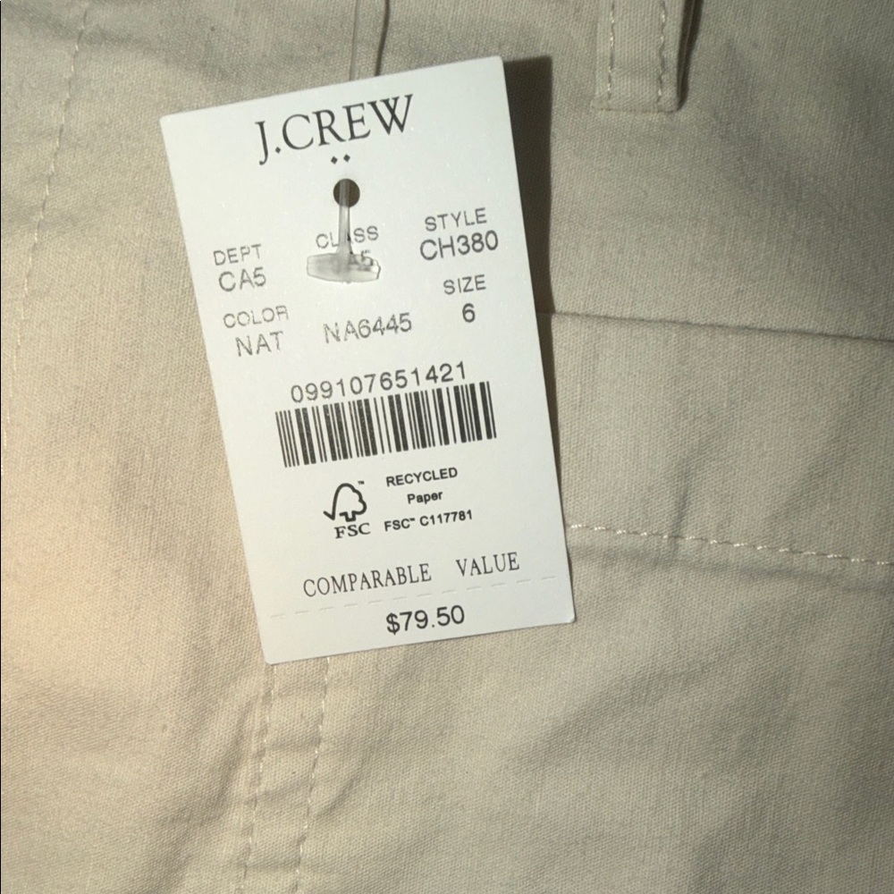 J. Crew Factory Lizzie Patch Pocket Tan Mini Skirt 6 - Picture 6 of 6